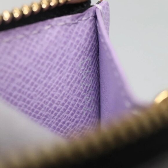 LOUIS VUITTON Monogram Pochette Cles NM Coin Purse Black - Picture 13 of 14